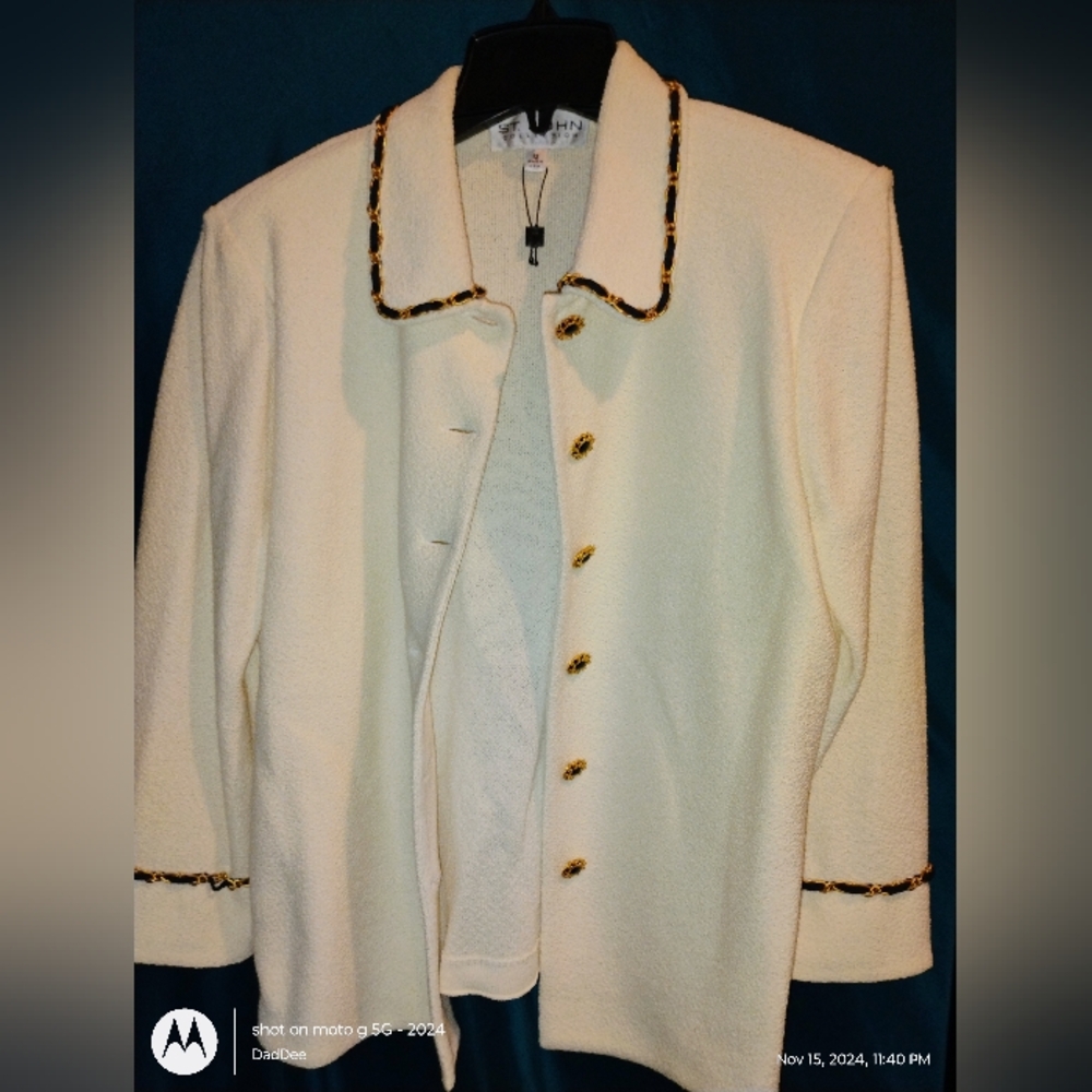 St John white jacket